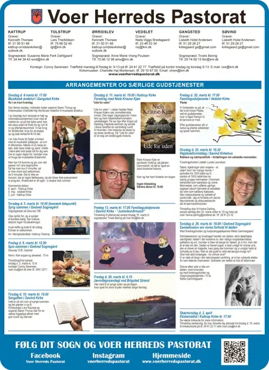 Kirkeside fra Voer Herred pastorat