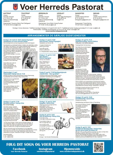 Kirkeside fra Voer Herred pastorat