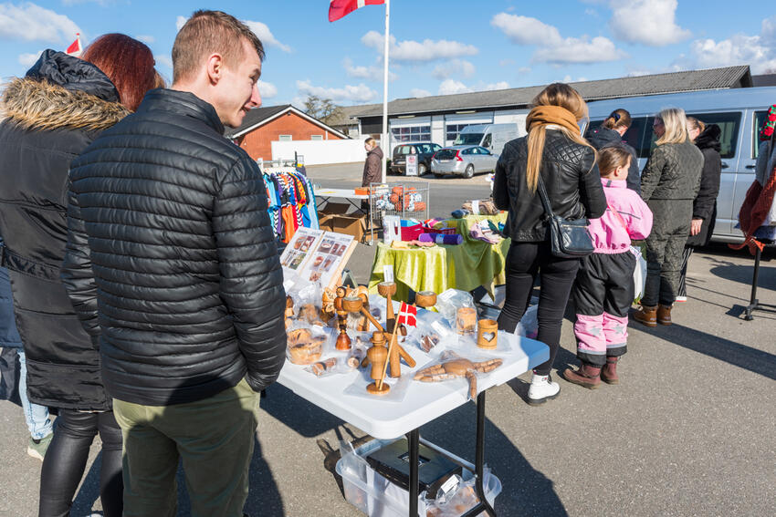 Fint påskemarked i Brædstrup