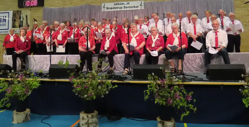Seniorkoret juleafslutning Brædstrup