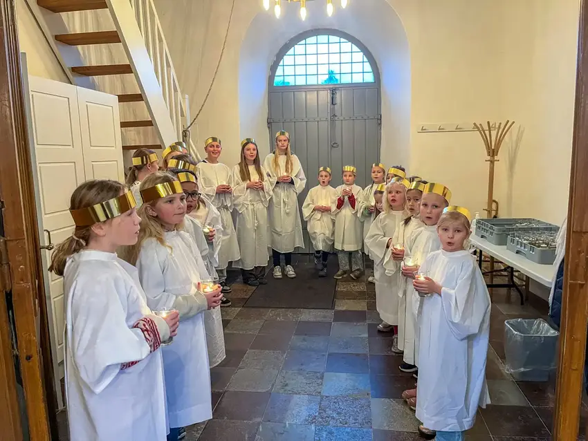 Luciaoptog Yding Kirke