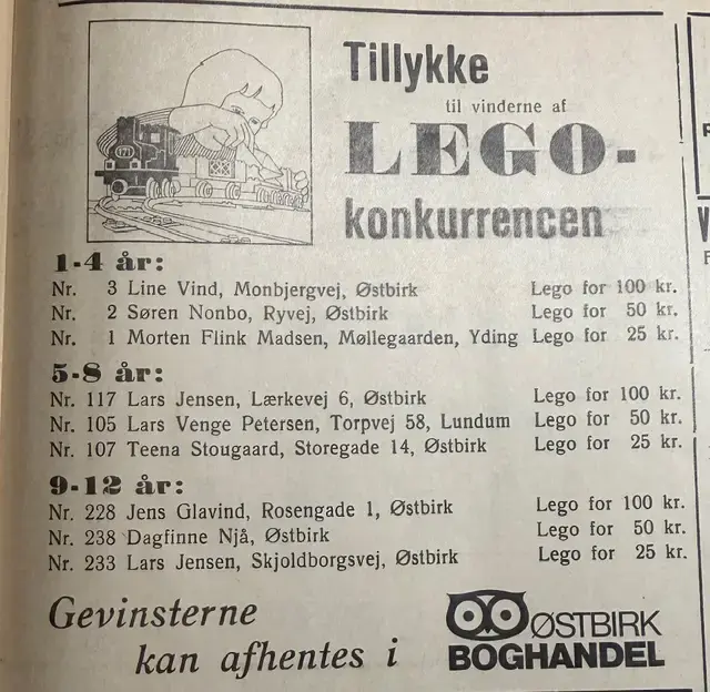 LEGO konkurrence 1975