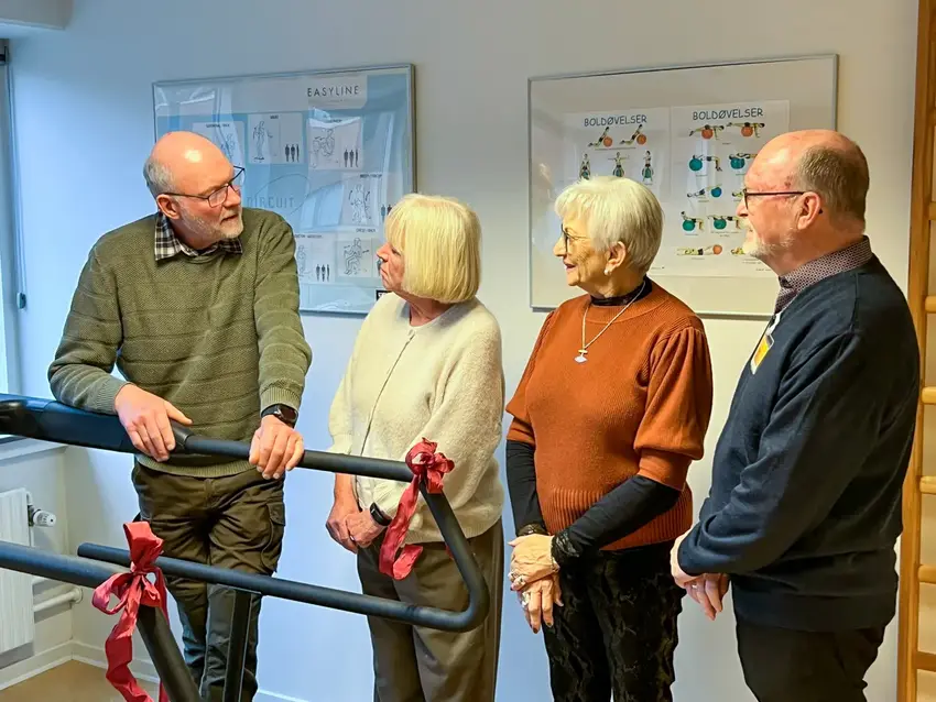 Per Kristensen på besøg på Gedvedhus