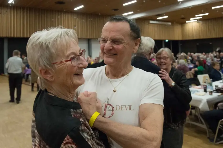 Harmonikatræf i Horsens. Ulla og Poul Erik