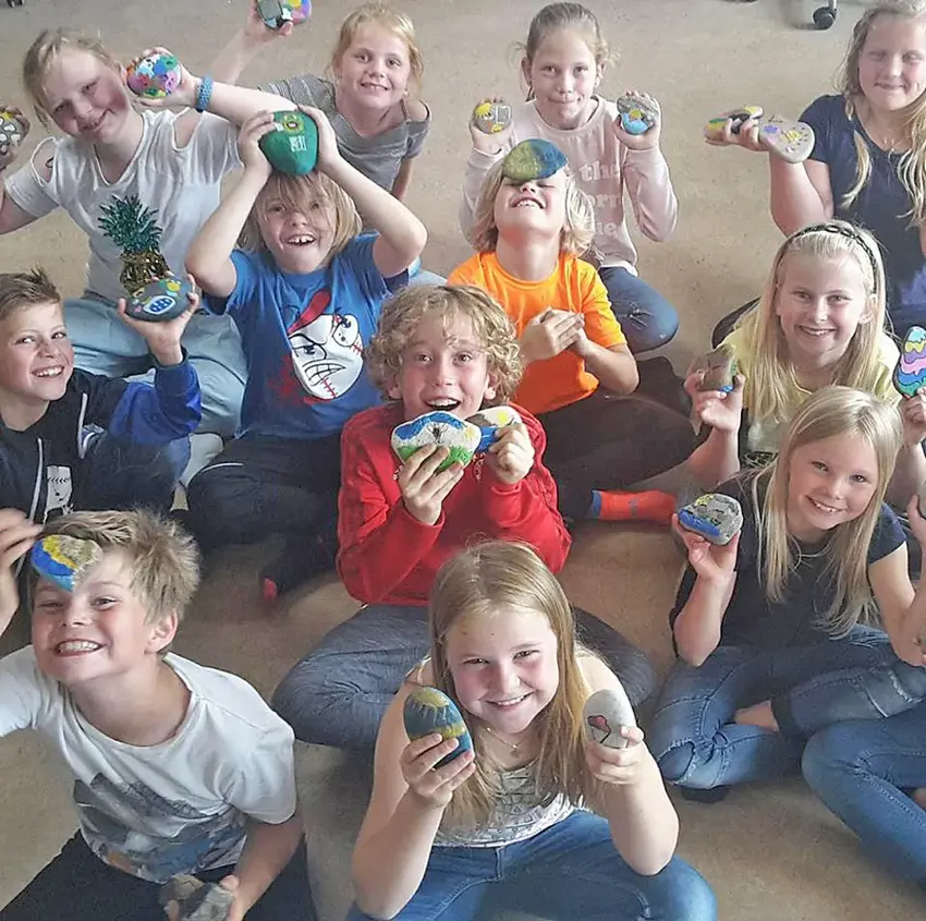 Vandresten fra Østbirk Skole tager med på ferie