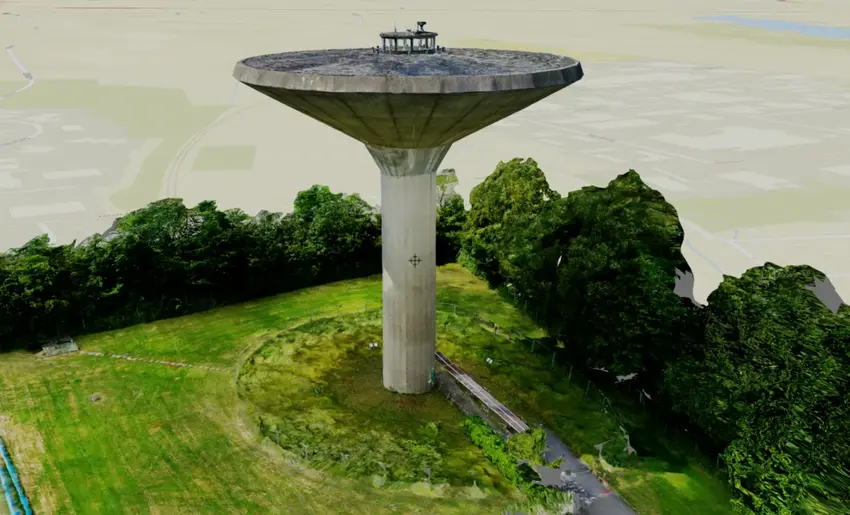 Droner giver præcist overblik over vandtårnets tilstand