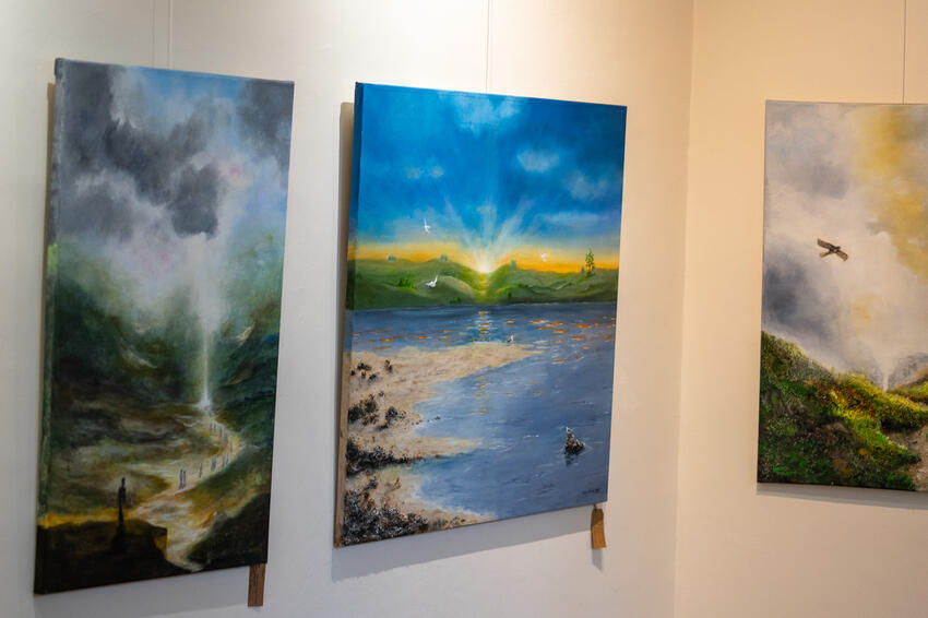 Malerier af Alice Karup Kops 