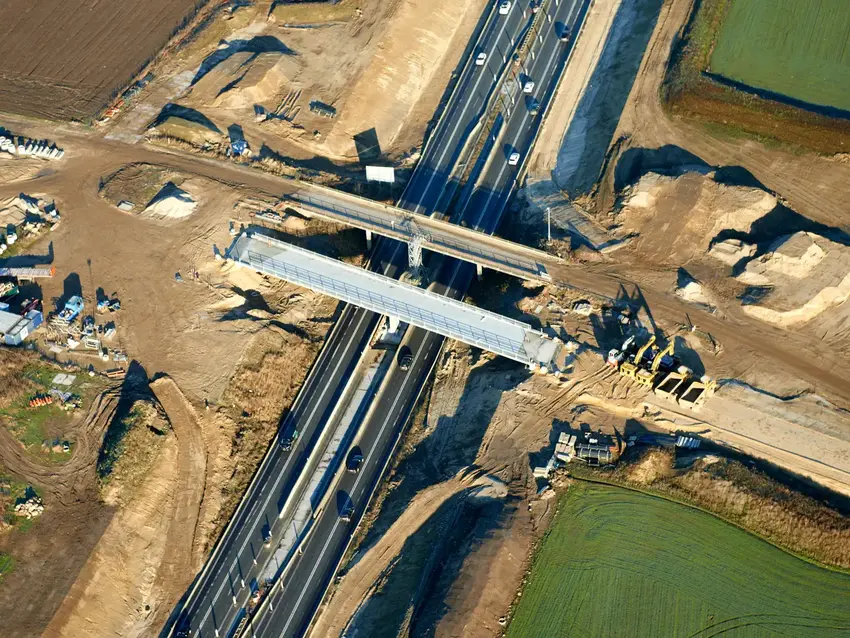 Bro over E45 ved Rådved, Horsens N