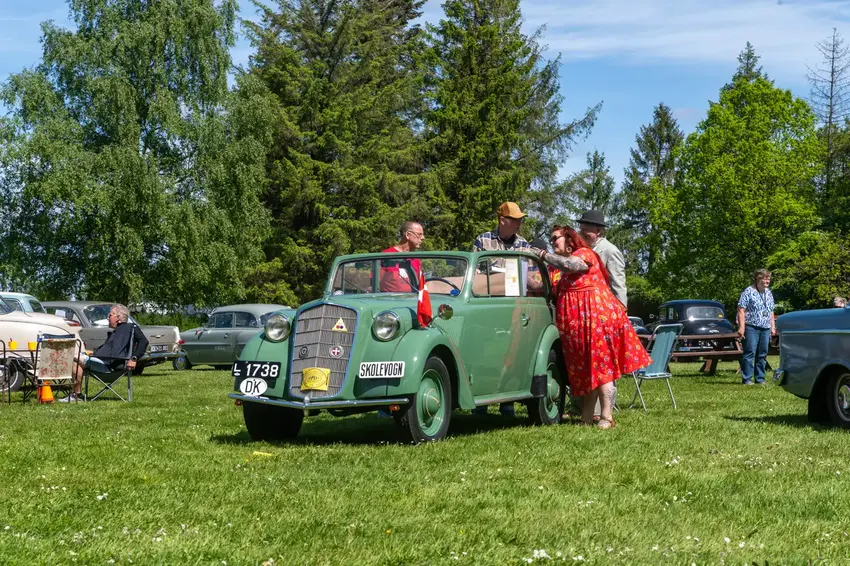 Opel Olympia 1936 på Vestbirk Camping