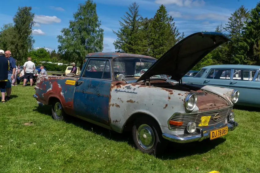 Opel på Vestbirk Camping