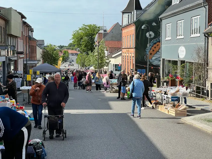 Markedsdag i Brædstrup