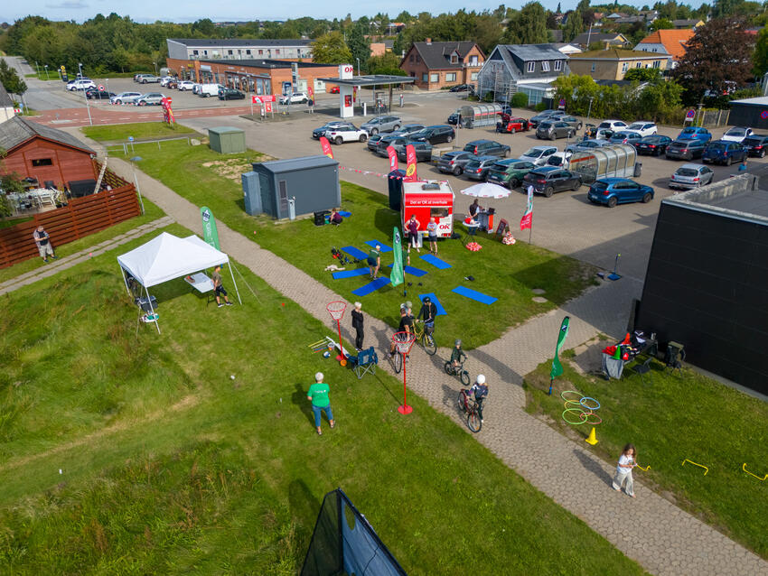 Dronefoto SuperBRugsen Østbirk