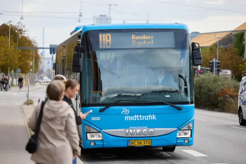 Blå bus Randers