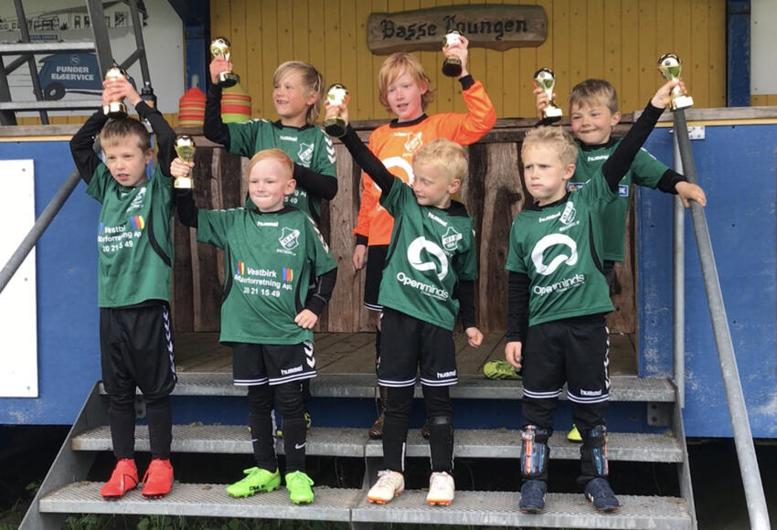 Østbirk IF U8 vinder stævne i Funder
