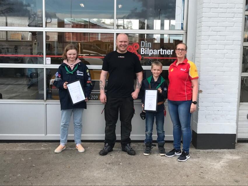 Peder Skrams Gruppe i Østbirk siger tak for hjælpen