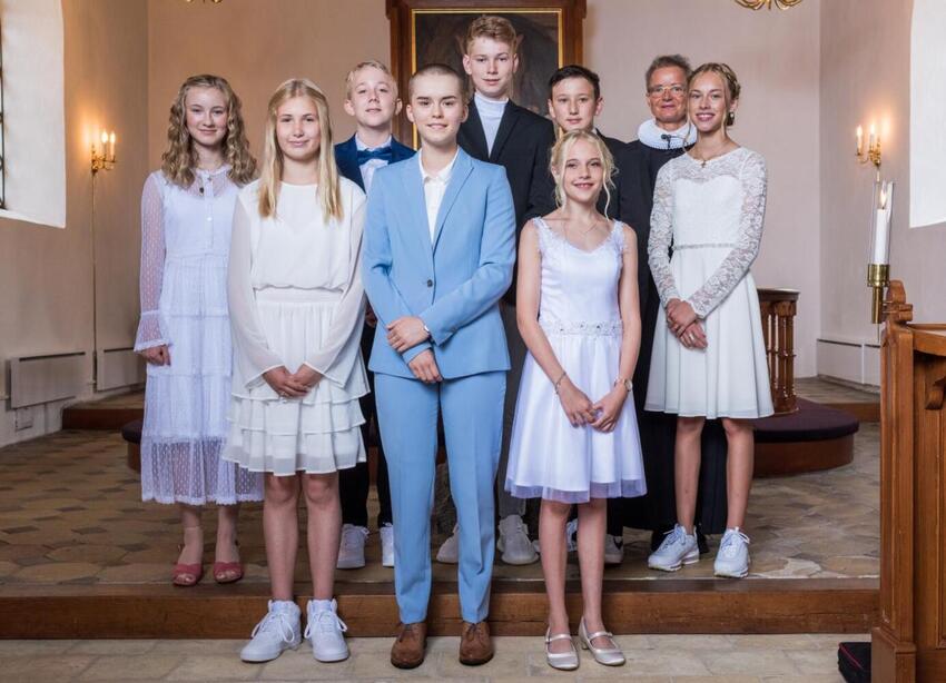 Konfirmeret i Yding kirke lørdag 29. august