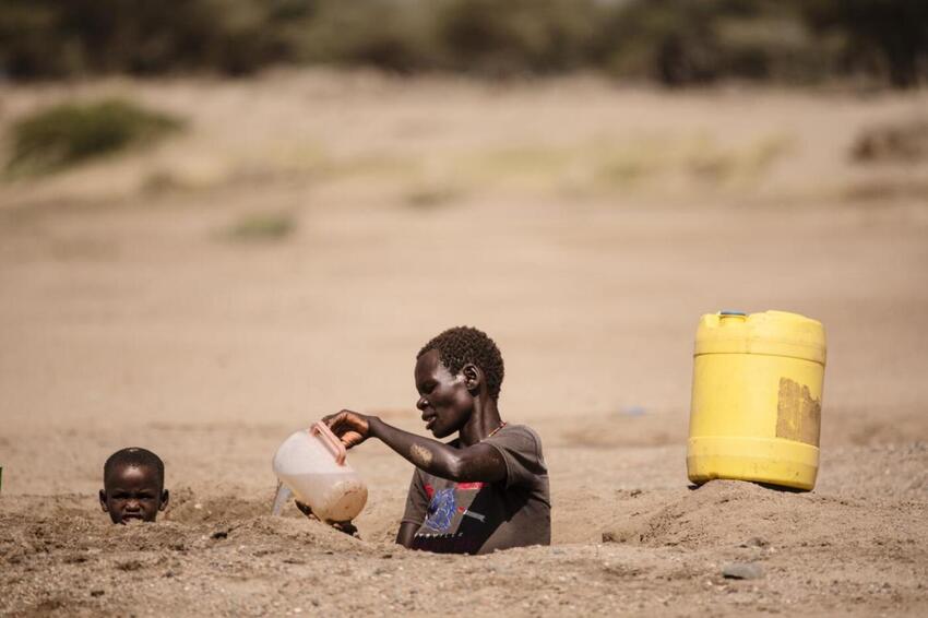 Afrikas flygtninge kan ikke spise sig mætte i sæbe og håndvask