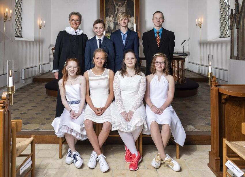 Konfirmeret i Yding Kirke 18. maj