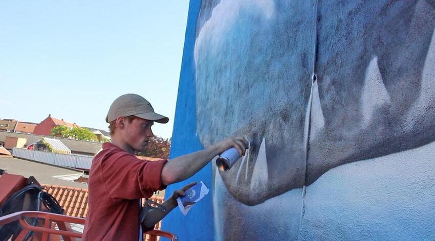 Verdens længste street art malebog