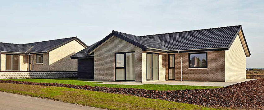 HusCompagniet bygger fritliggende rækkehuse på Dahliavej i Horsens