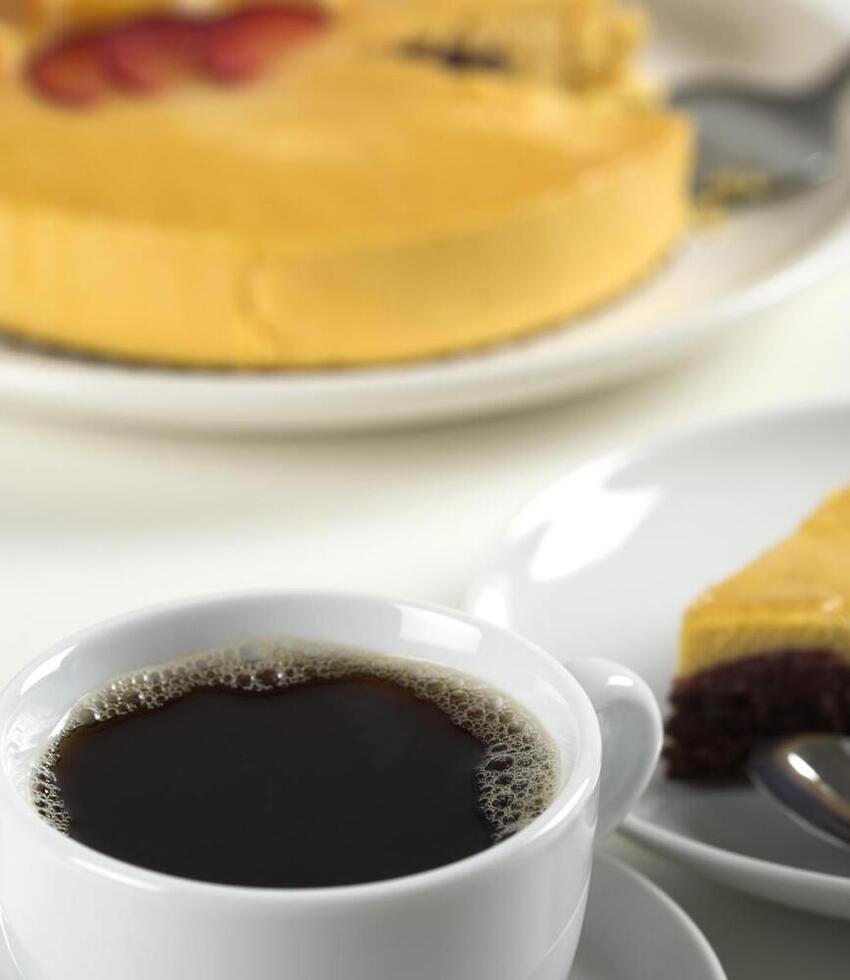 Kaffe og lagkage på Søvind Kro