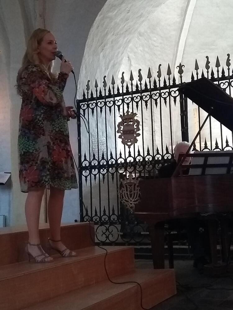 Lene Siel gav fin koncert i Østbirk kirke