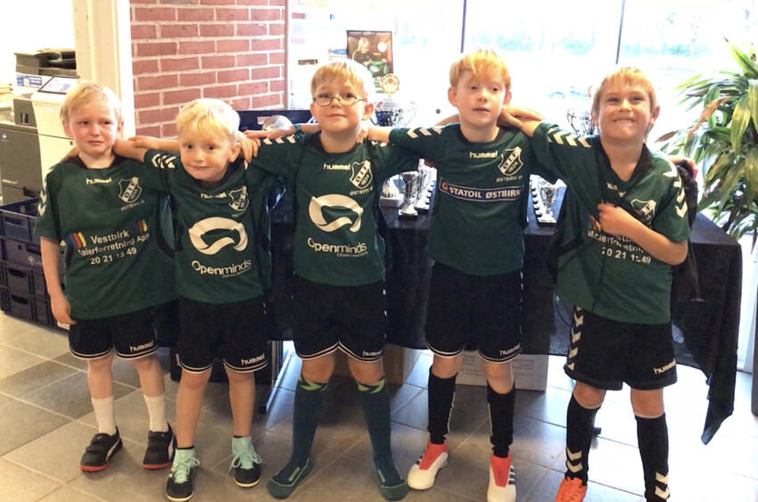 Østbirk IF’s U8 fodbolddrenge til Bramdrup Cup 2018