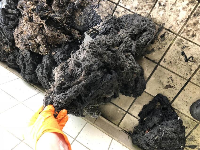 Klude i afløbet er et problem i Horsens og Odder