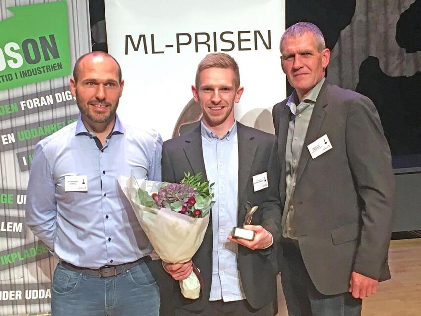 Mathias er blandt Danmarks bedste smedelærlinge