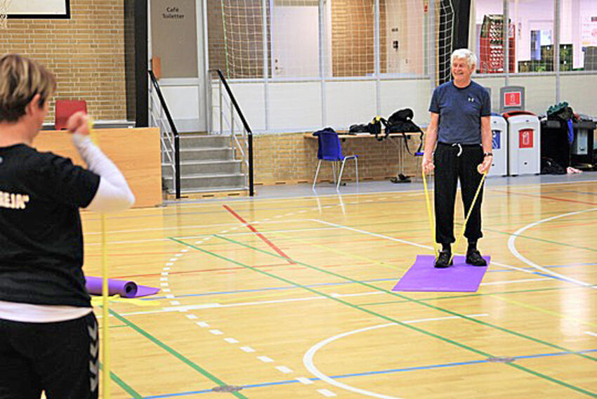 Skavanker holder ikke seniorerne fra at dyrke Idræt om dagen