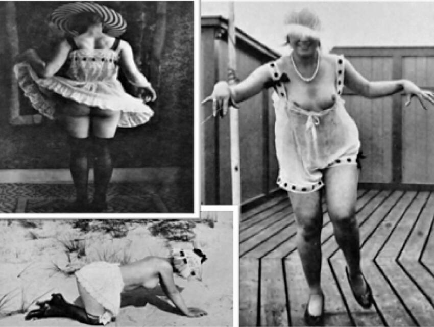 Postkort og bøjler fra en svunden tid