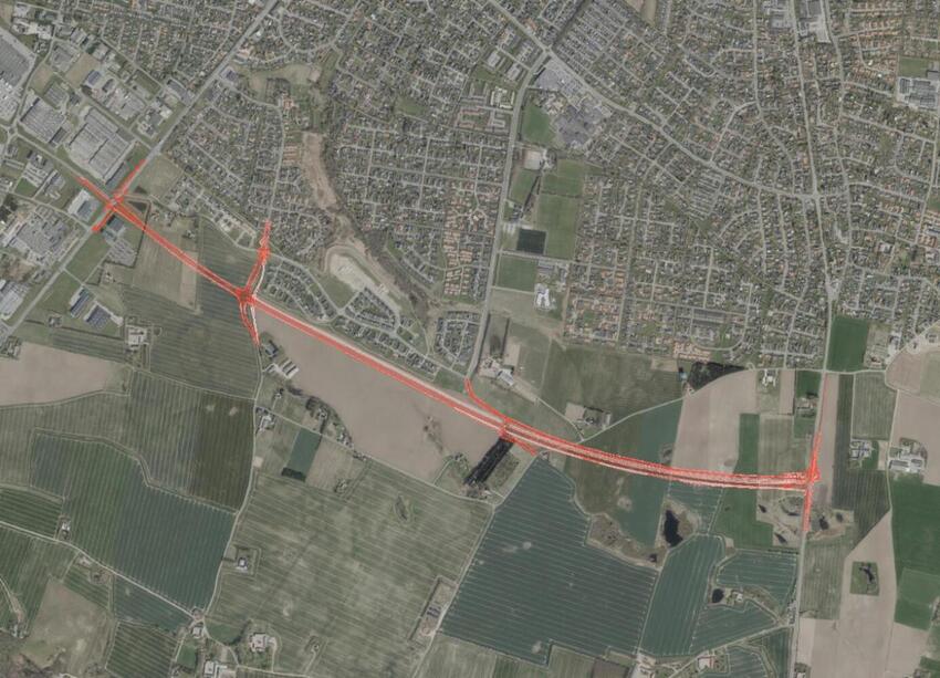 Den nye ringvej åbner to måneder før tid