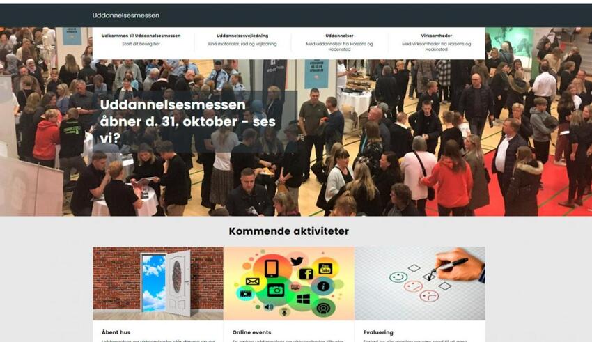Den digitale uddannelsesmesse er online