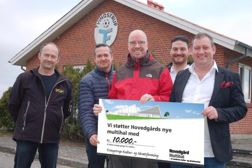 Tvingstrup Kultur og Idrætsforening støtter Hovedgård Multihal