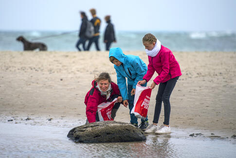 Indsamling af 'havfald' bliver effektivt teamwork