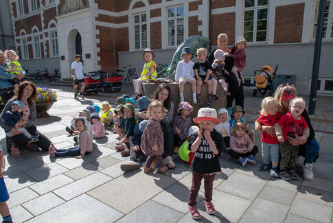 Mariehøns for pasningsordningen blev set af mange