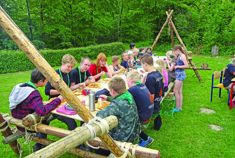 Spejderne i Hovedgård er stadig godt kørende