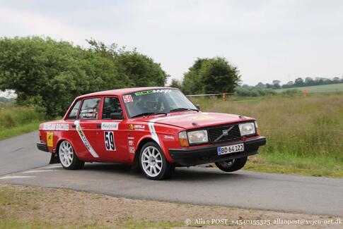 Lokal rally-team gjorde det godt i Esbjerg