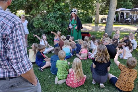 Røde Kors ferielejr på Vestbirk Camping