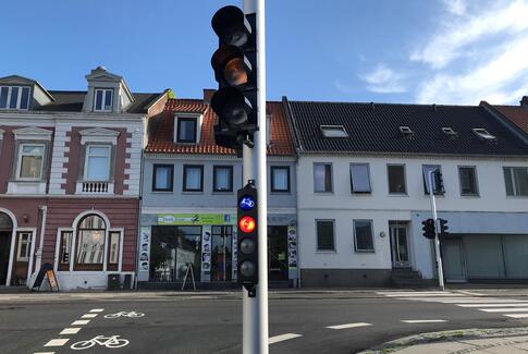 Landets første 1 watt-trafiksignal står i Horsens