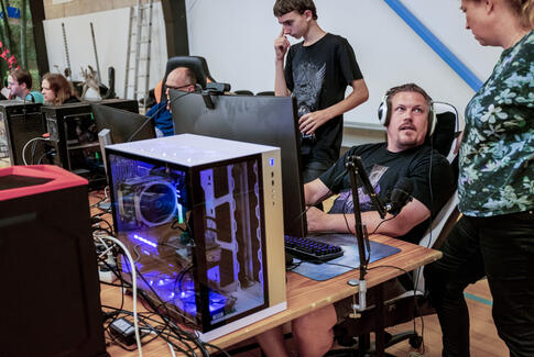 Stort LAN-party i Hundslund