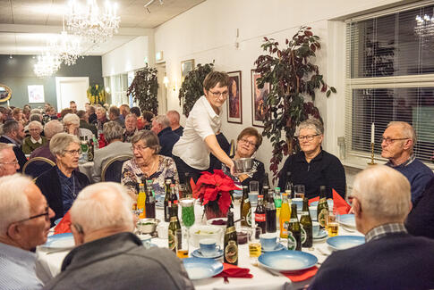 Spis sammen på Møllebæk