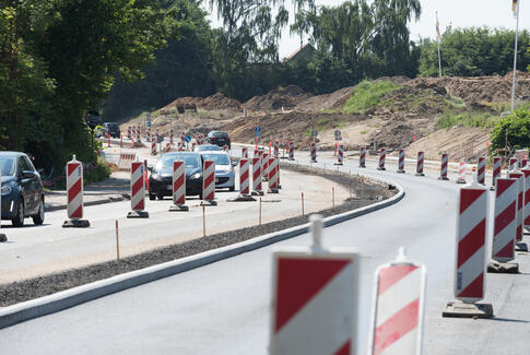 Nu åbner de fire spor på Schüttesvej