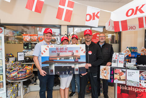 Vennerne fik OK stor check