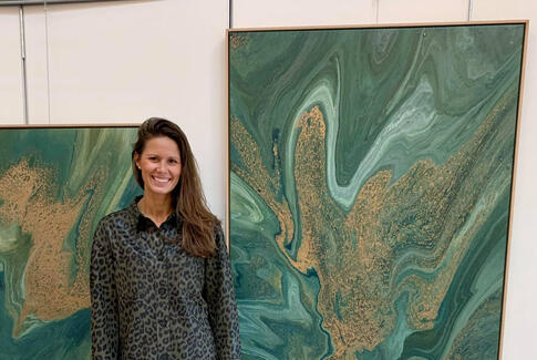 Lokal kunst på VELUX i Østbirk