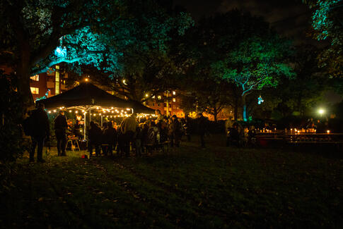 Allehelgen i Vitus Bering Park - en aften i (u)hyggens tegn