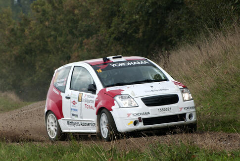 Medaljer til Nielsen og Brodersen efter DM-finalen i rally