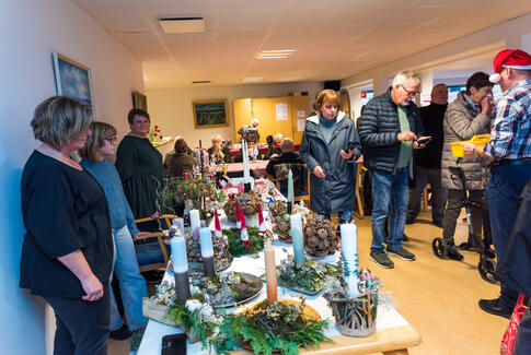 Yderst velbesøgt julemarked på Gedvedhus