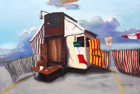 Fernisering med farverige Anne Risum i Brædstrup