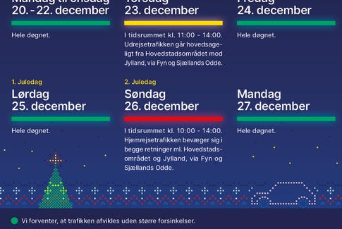23. december kan blive en trafikal joker i julen